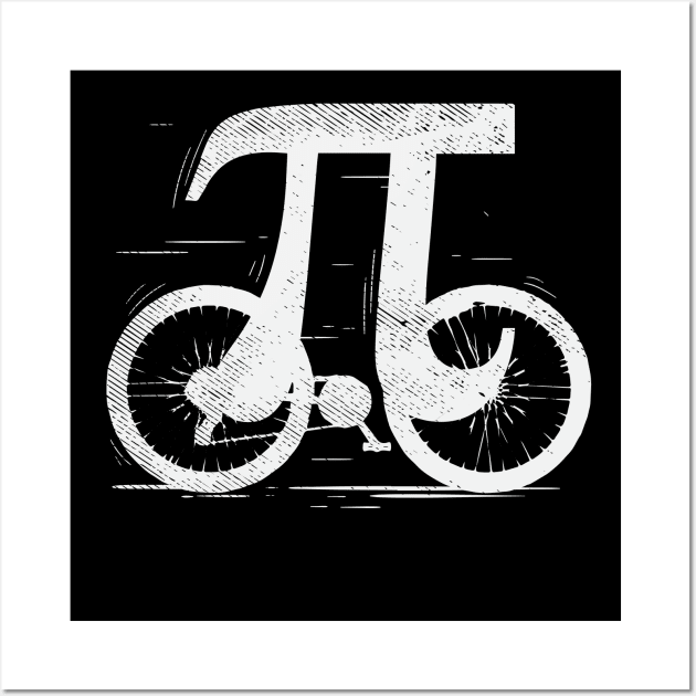 Funny Cycling Gift For Mathematicians Wall Art by maxdax